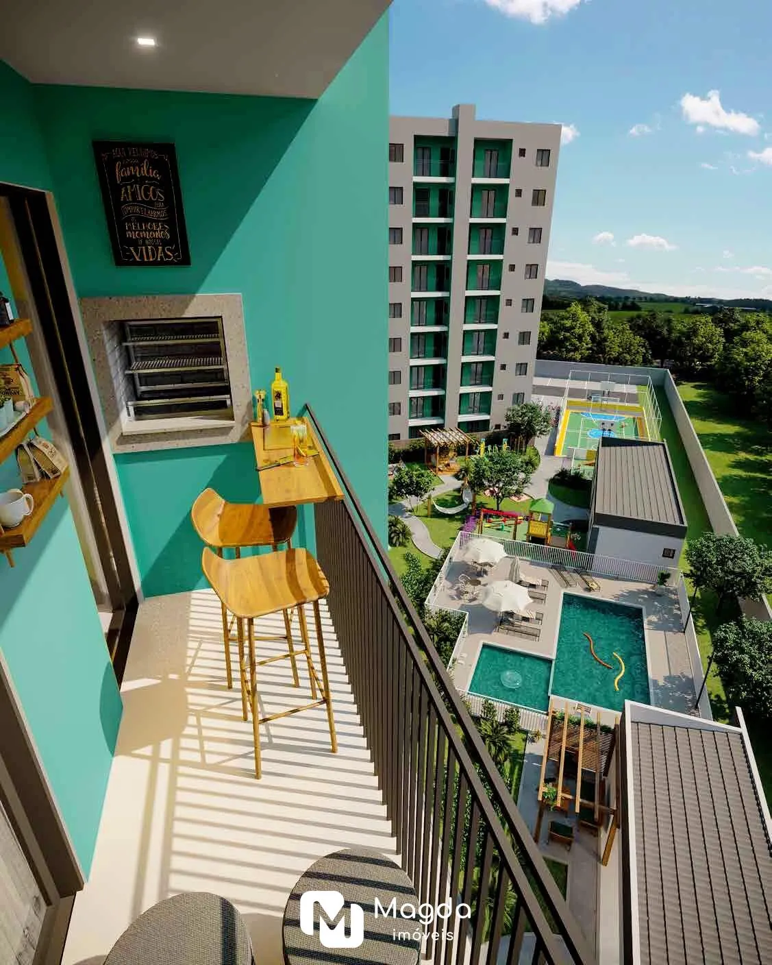 Apartamento com 2 quartos, 50 m, à venda por R$ 293 Mil - Salto do Norte - Blumenau/SC - foto 1