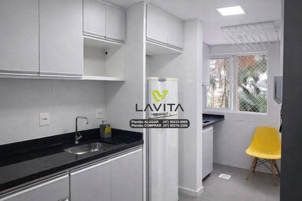 Apartamento Studio, TOTALMENTE MOBILIADO -próximo a Vila Germânica e ao supermercado Angeloni - Bairro da Velha - Blumenau(SC) — foto 3