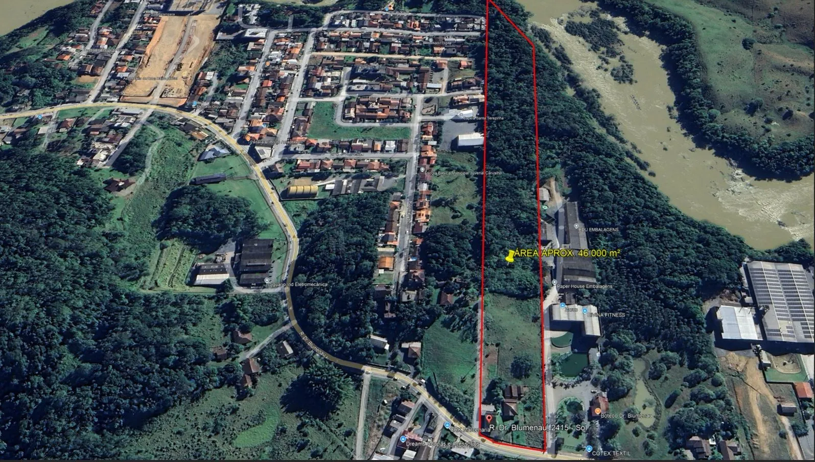 Terreno 46 mil m | Alto Potencial Residencial e Industrial — foto 5