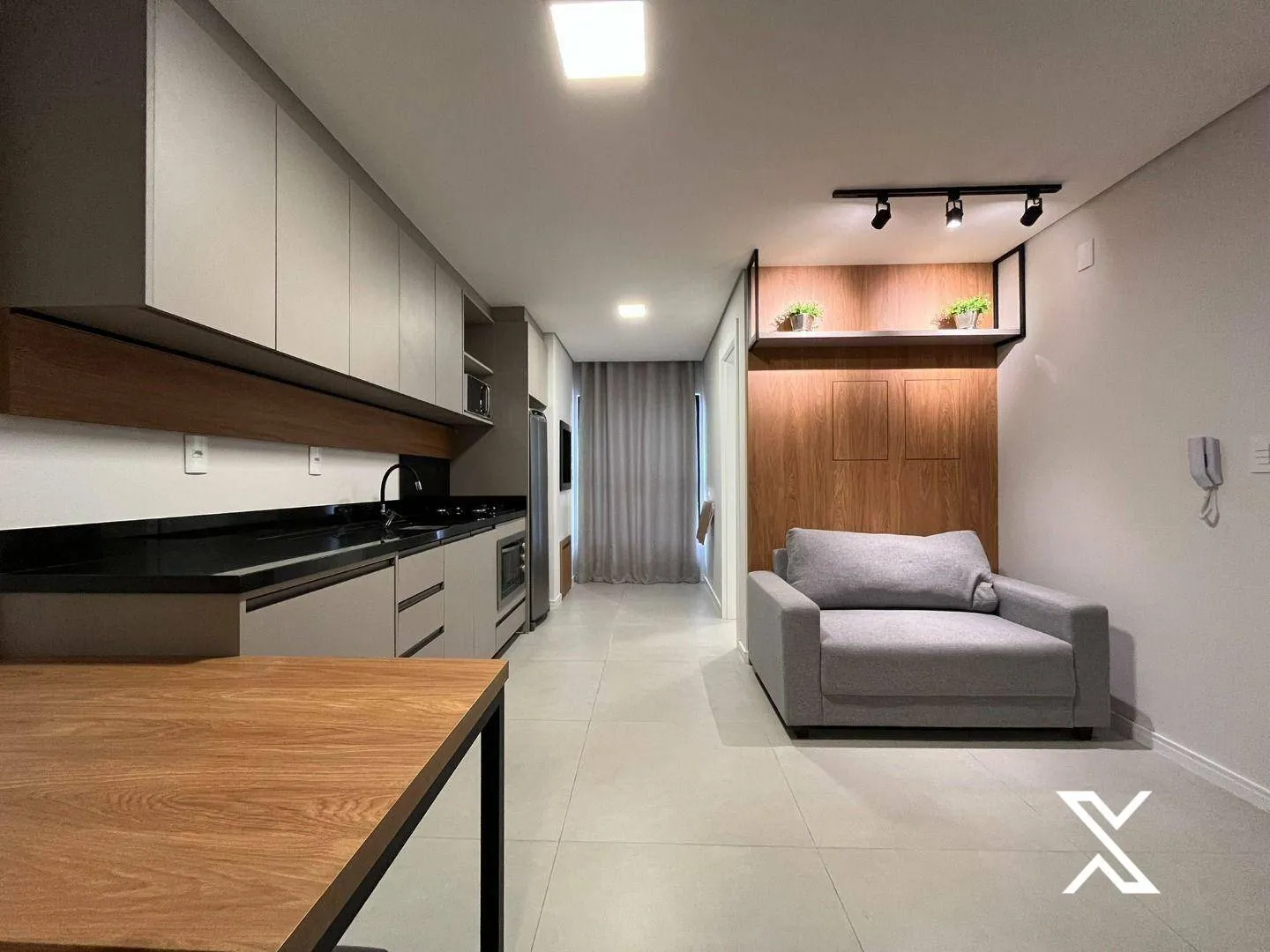 Apartamento com 1 dormitório para alugar, 34 m por R$ 2.700/mês - Centro (Blumenau) - Blumenau/SC — foto 2