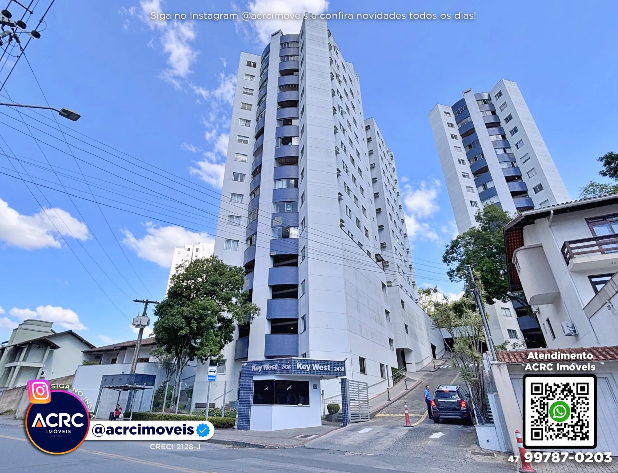 ACRC Imóveis - AP09528 - Apartamento para Locação no Bairro Vila Nova em Blumenau — foto 2