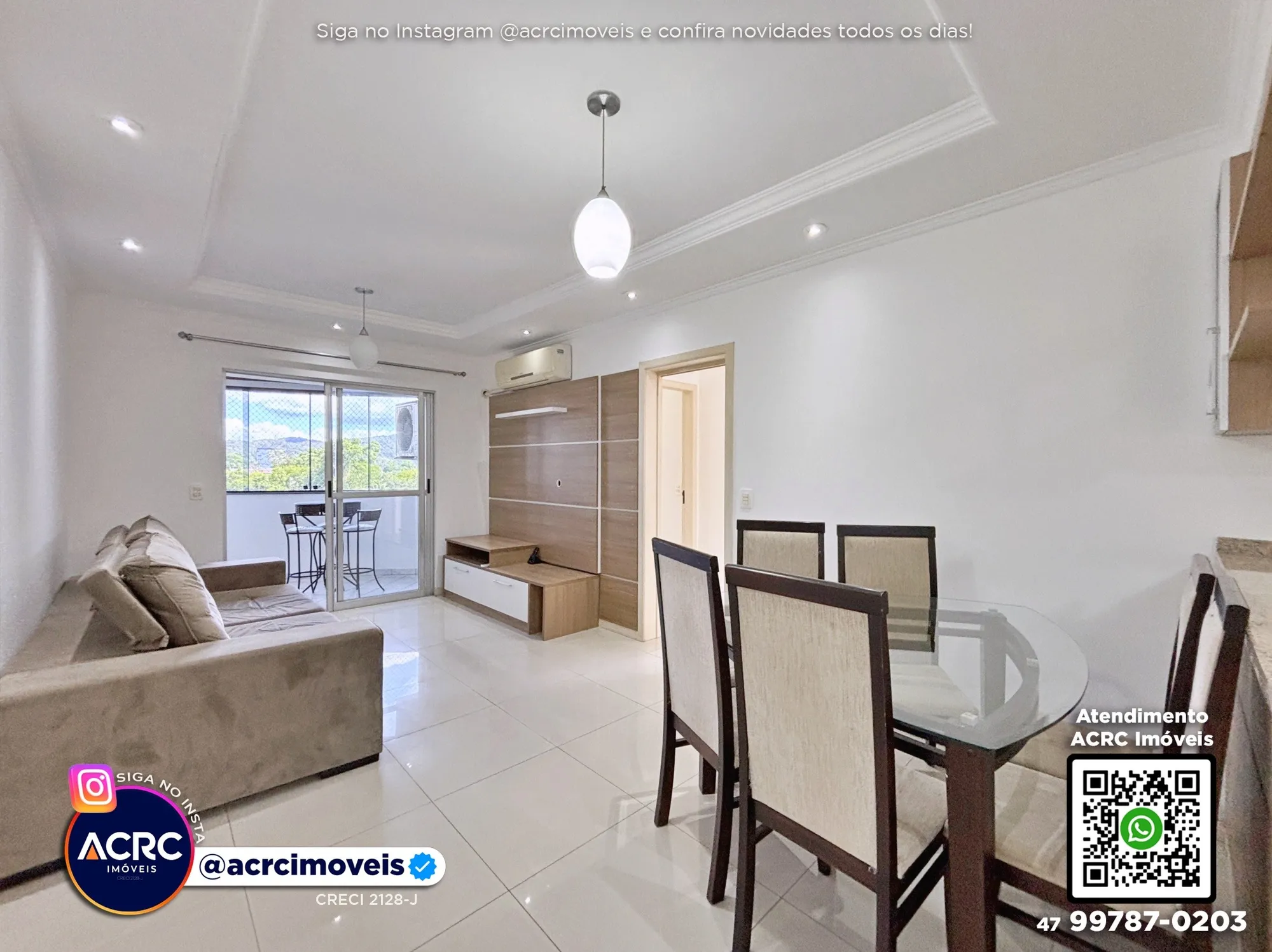 ACRC Imóveis - AP09528 - Apartamento para Locação no Bairro Vila Nova em Blumenau - foto 1