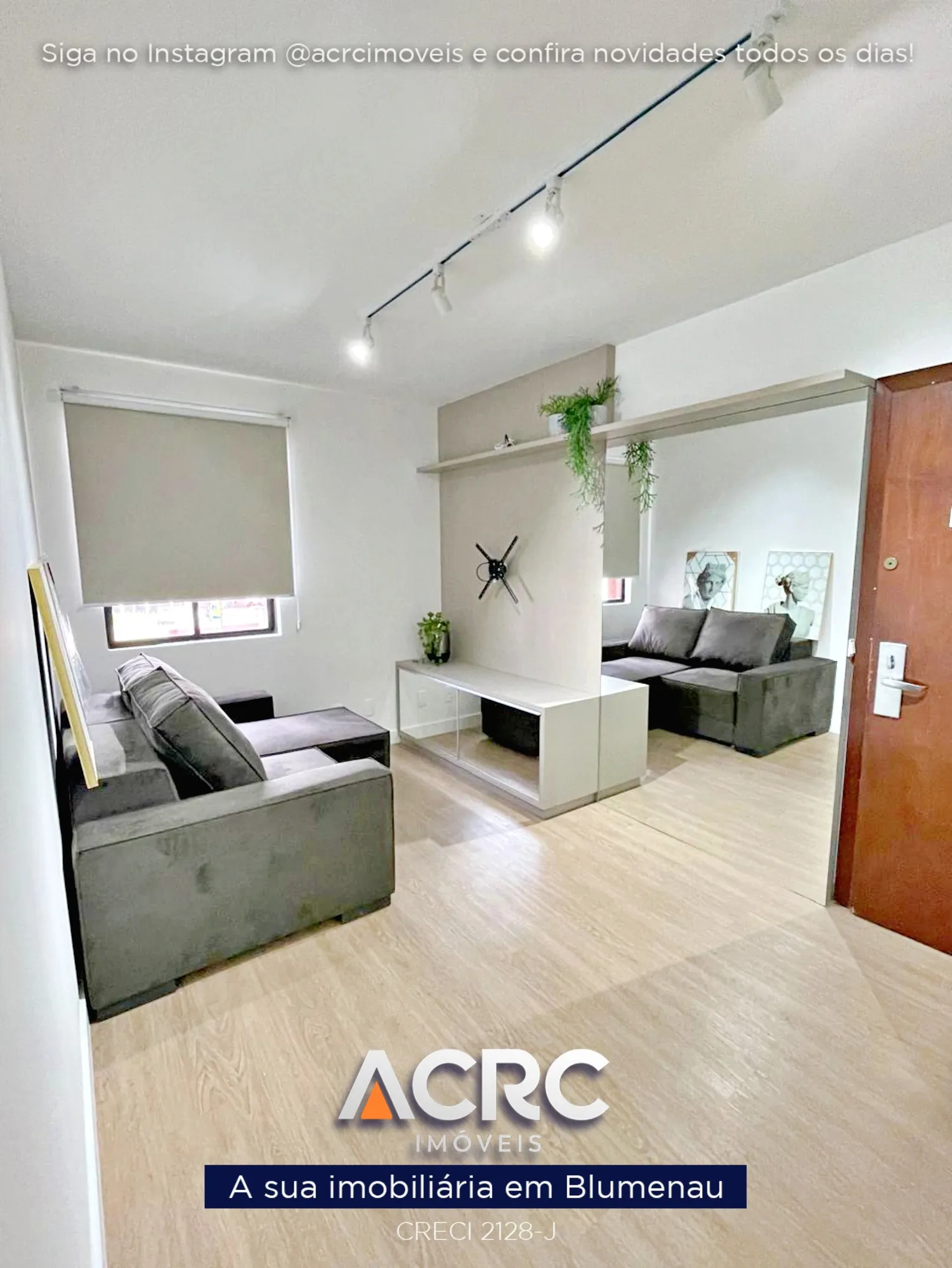 ACRC Imóveis - AP10214 - Apartamento para Locação no Centro de Blumenau — foto 4