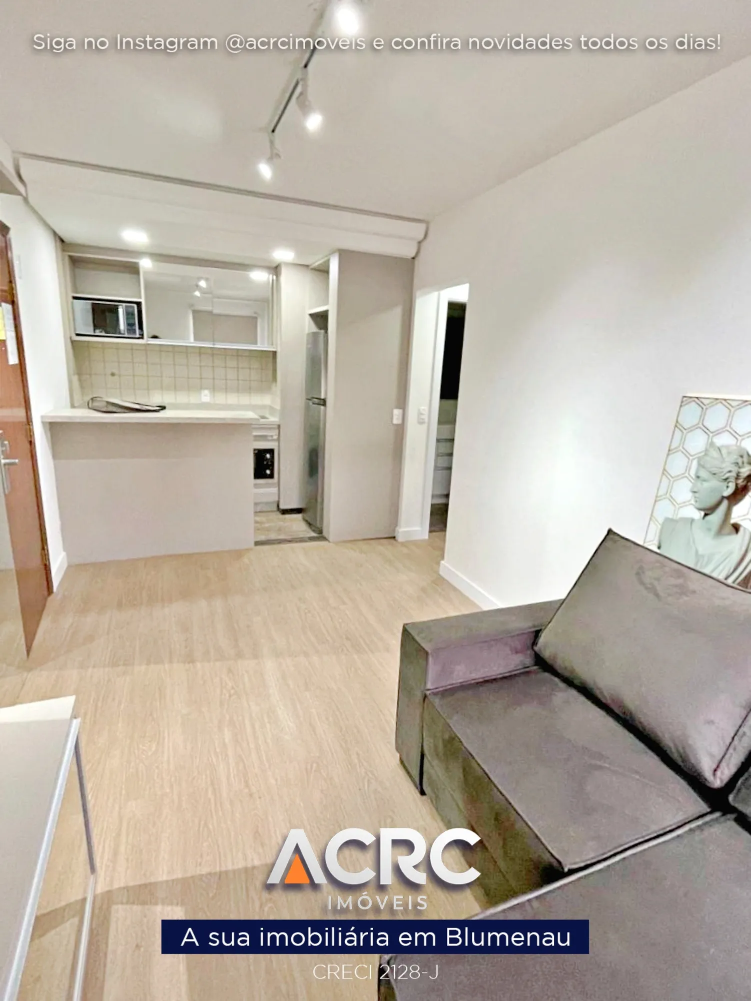 ACRC Imóveis - AP10214 - Apartamento para Locação no Centro de Blumenau — foto 6