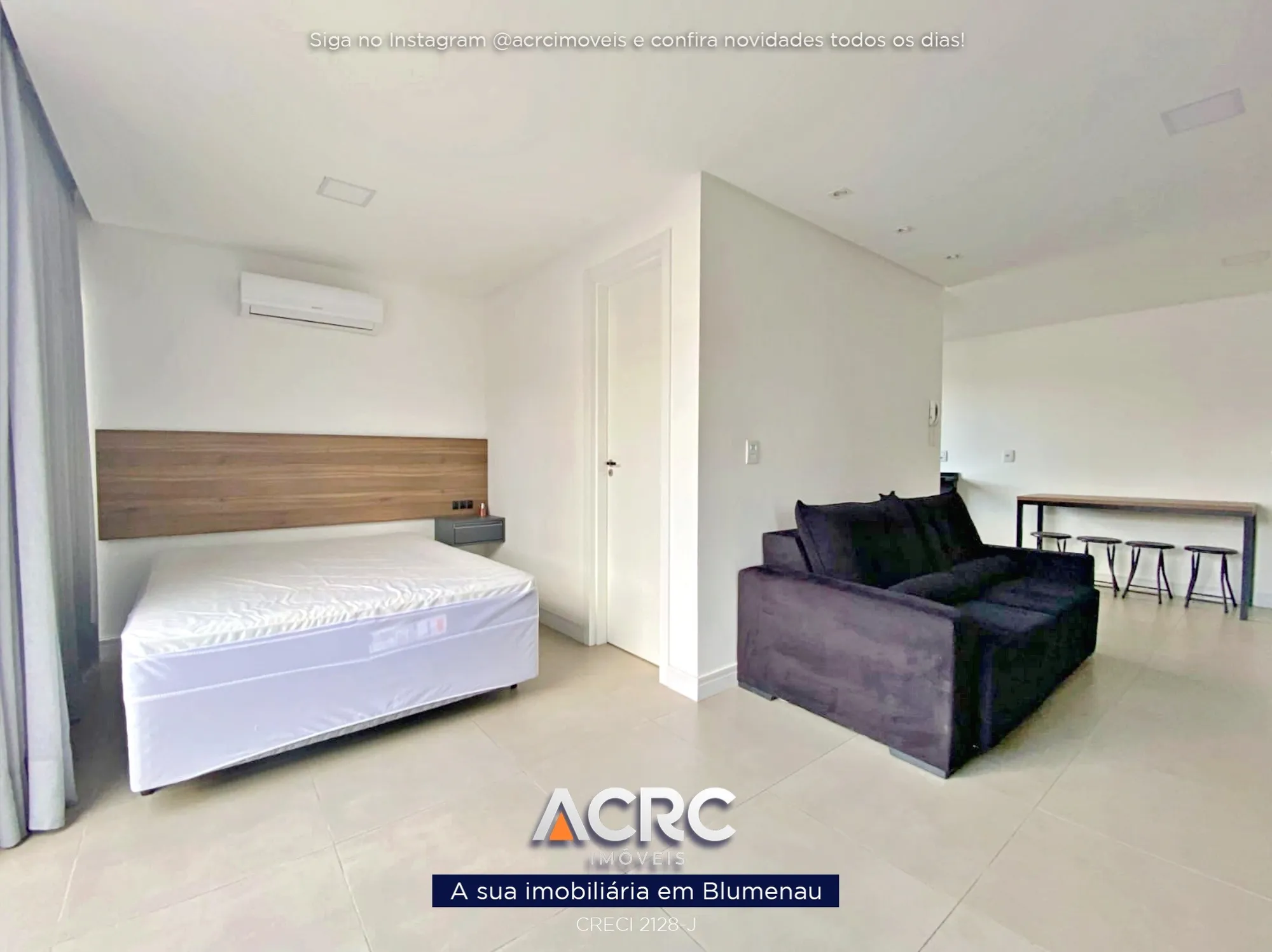 ACRC Imóveis - AP10211 - Apartamento Loft com terraço para Locação no Bairro Itoupava Seca em Blumenau — foto 4