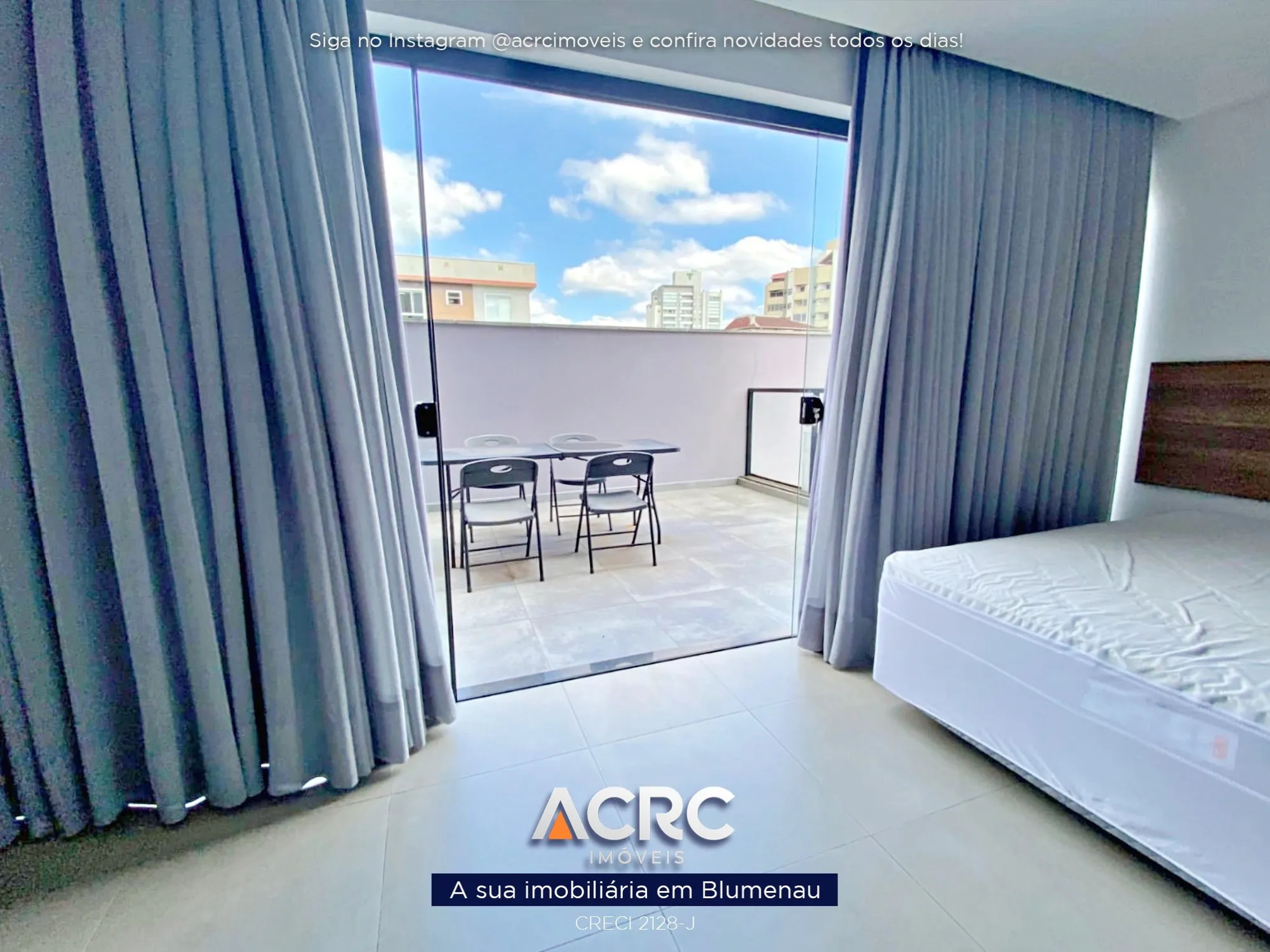 ACRC Imóveis - AP10211 - Apartamento Loft com terraço para Locação no Bairro Itoupava Seca em Blumenau — foto 6