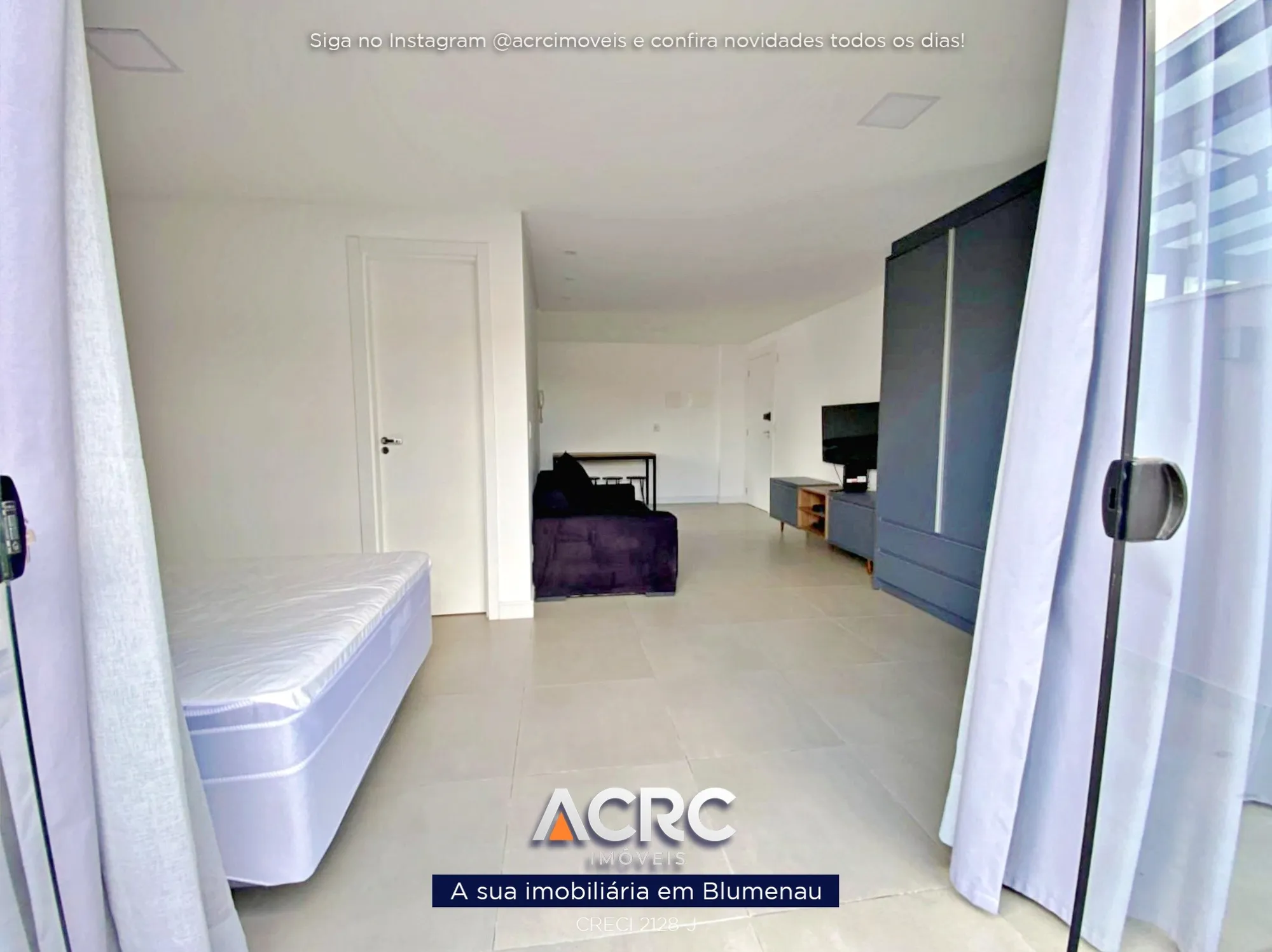 ACRC Imóveis - AP10211 - Apartamento Loft com terraço para Locação no Bairro Itoupava Seca em Blumenau — foto 7
