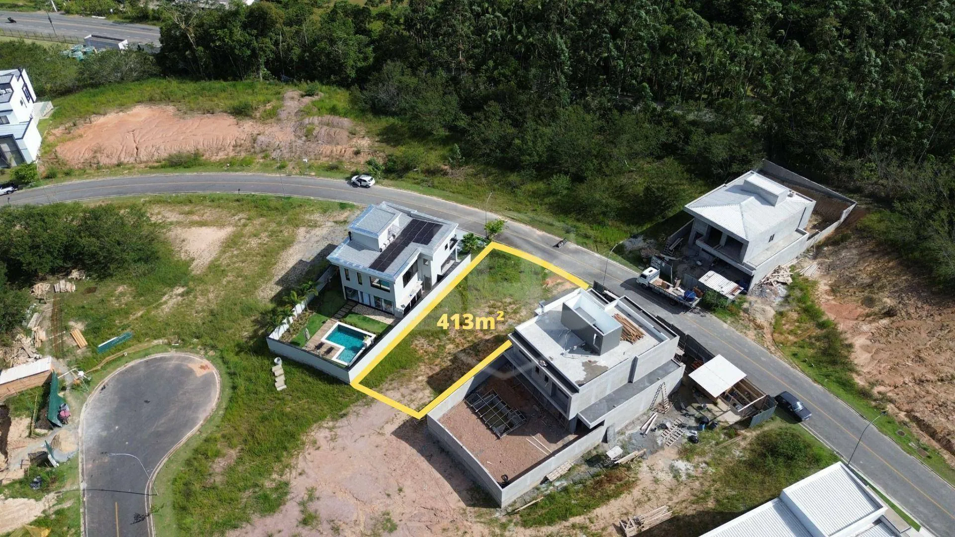 Terreno à venda, 413 m por R$ 370.000,00 - Ponta Aguda - Blumenau/SC — foto 3