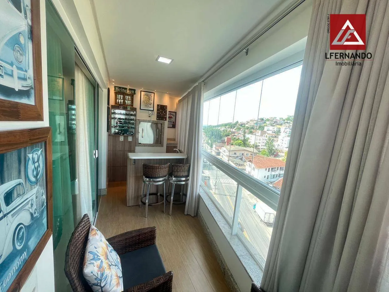 Apartamento mobiliado com 2 dormitórios, sendo 1 suíte à venda, 87 m por R$ 680.000 - Escola Agrícola - Blumenau/SC — foto 4
