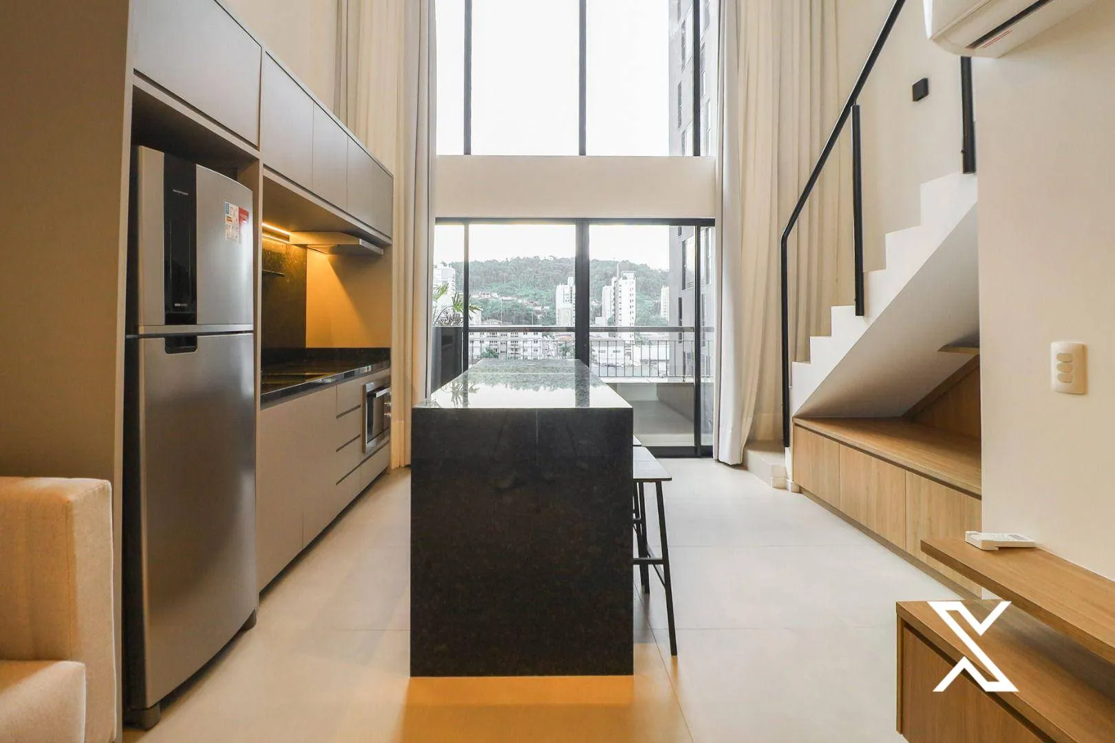 Apartamento Duplex Novo com 1 dormitório para alugar - Vila Nova - Blumenau/SC - foto 1