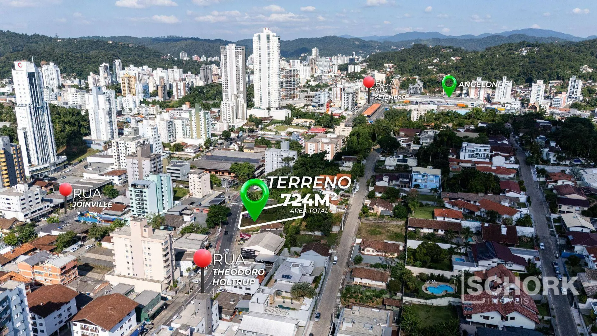 Terreno à venda, 724 m por R$ 900.000,00 - Vila Nova - Blumenau/SC — foto 2