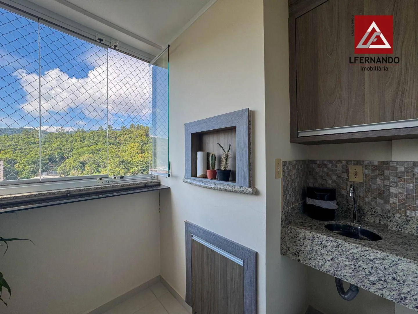 Apartamento mobiliado com 2 dormitórios, sendo 1 suíte à venda, 73 m por R$ 499.000 - Velha - Blumenau/SC — foto 6