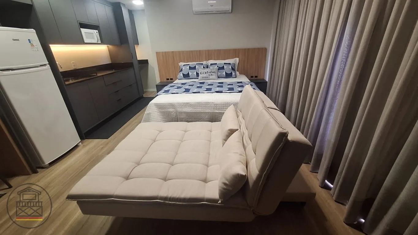 Viva o melhor de Blumenau! Loft 100% mobiliado no coração da cidade - Moderno, prático e pronto para morar! — foto 3