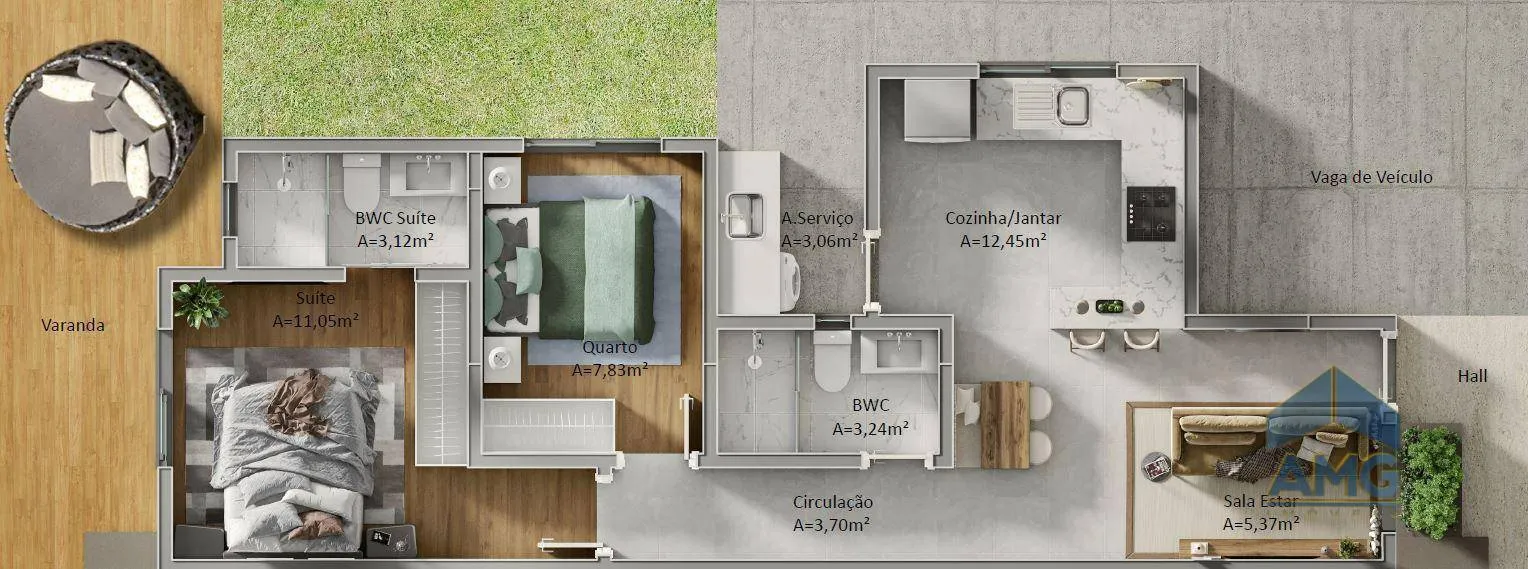 Casa com 2 dormitórios à venda, 58 m por R$ 440.000 - Encano - Indaial/SC — foto 5