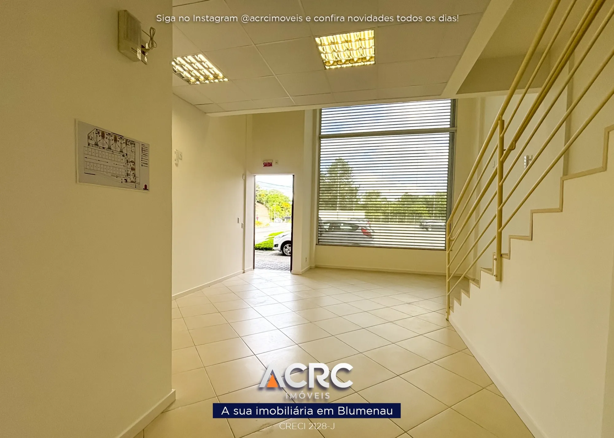ACRC Imóveis - SA01400 - Loja para Locação no Bairro Itoupava Norte em Blumenau — foto 3