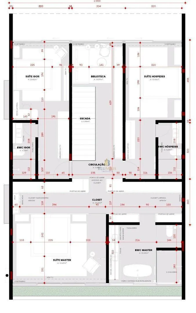 Casa com 3 dormitórios à venda, 427 m por R$ 4.450.000,00 - Itoupava Seca - Blumenau/SC — foto 3