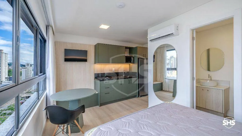 Apartamento com 1 dormitório para alugar, 27 m por R$ 2.850,00/mês - Velha - Blumenau/SC — foto 7
