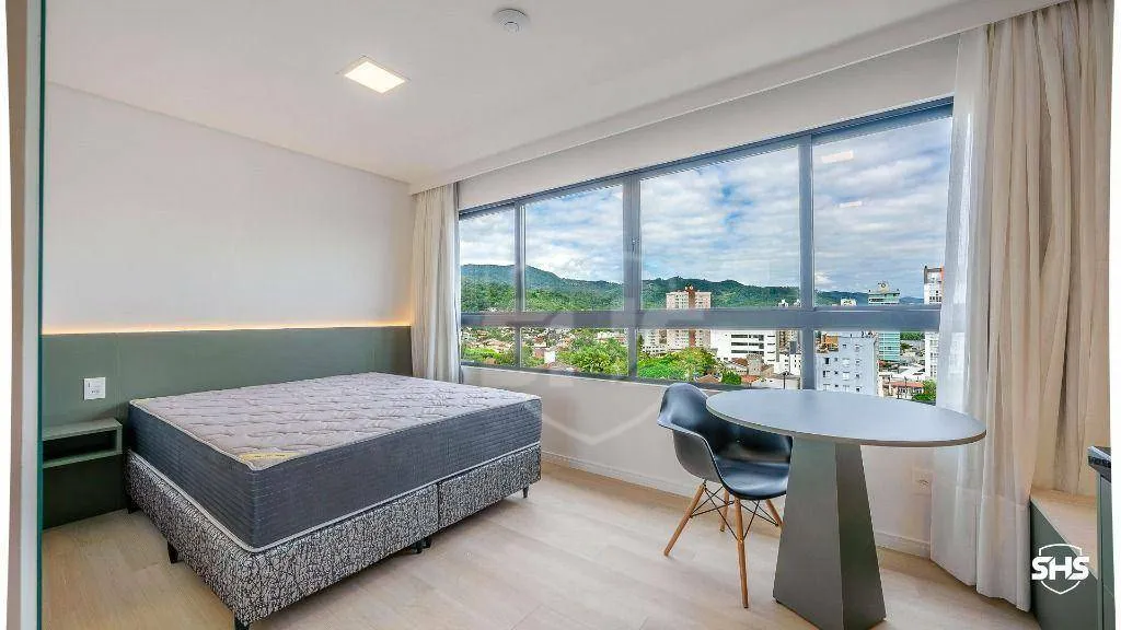 Apartamento com 1 dormitório para alugar, 27 m por R$ 2.650,00/mês - Velha - Blumenau/SC - foto 1