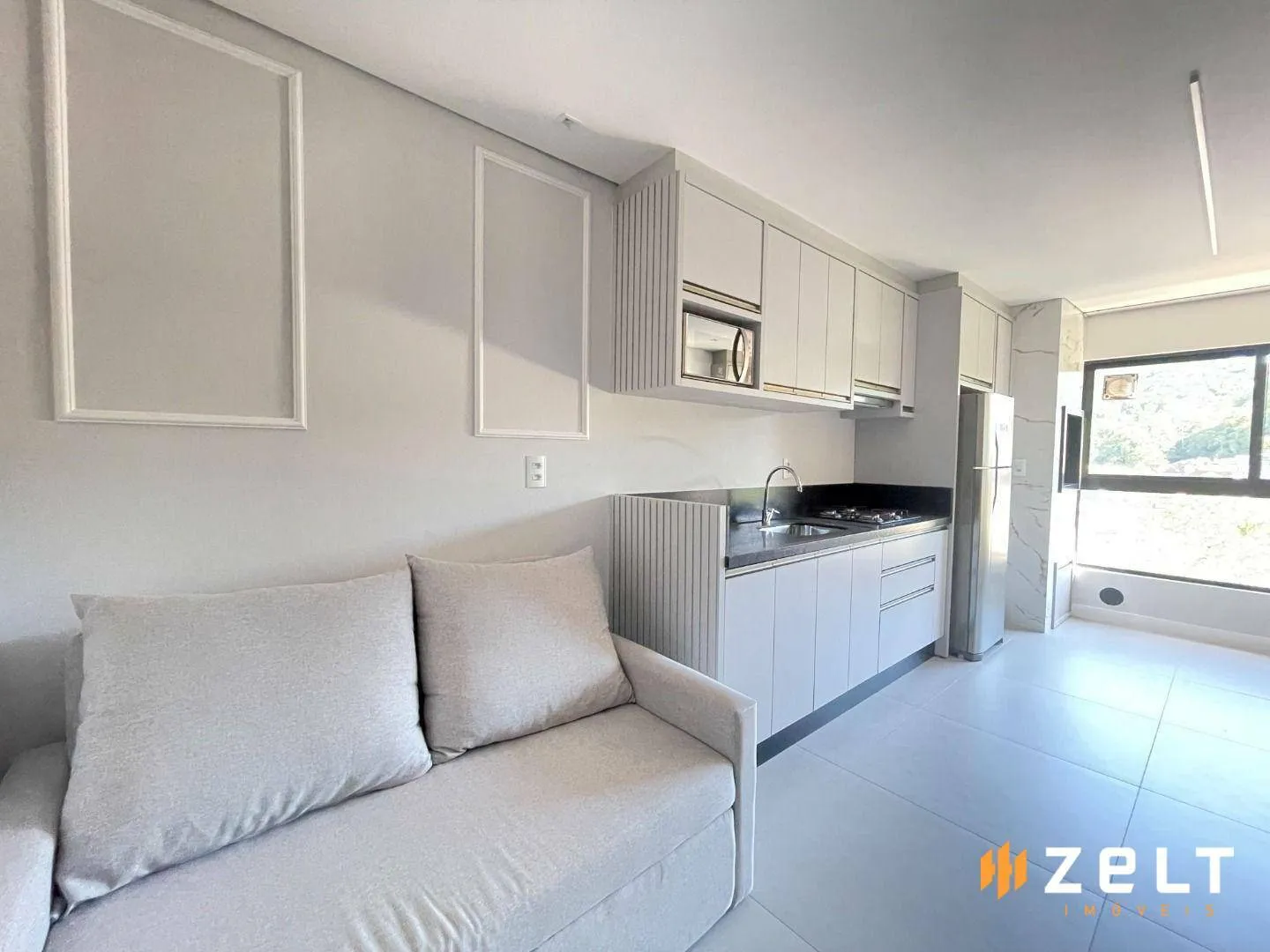 Apartamento com 1 dormitório para alugar, 27 m por R$ 2.450,00/mês - Centro - Blumenau/SC — foto 3