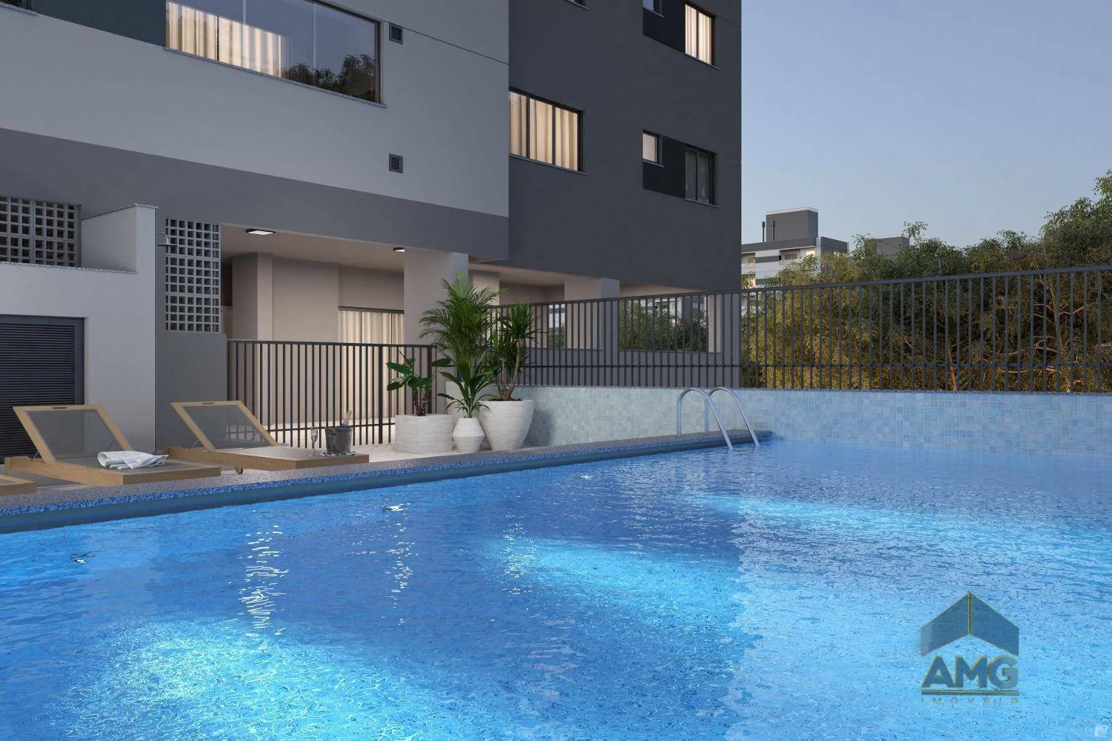 Apartamento com 2 dormitórios à venda, 54 m por R$ 429.000 - Água Verde - Blumenau/SC — foto 2