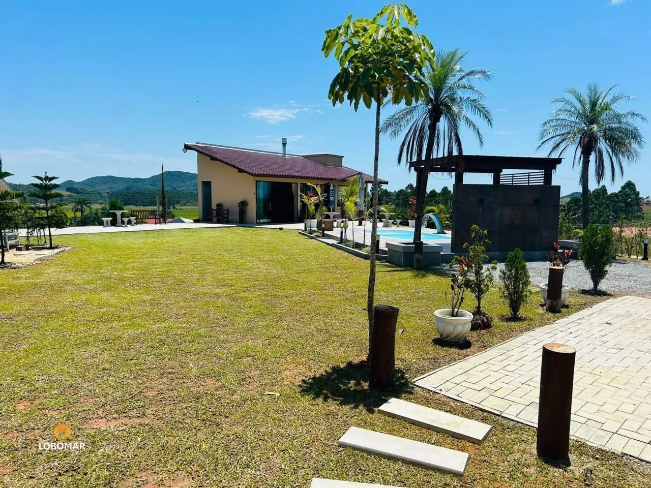 Chácara de 1.200m com 2 Chalés + área de festas e piscina em Medeiros - Barra V — foto 6