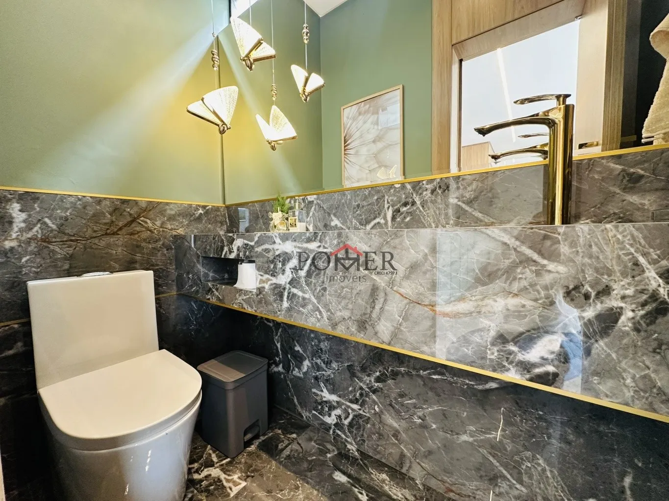 Casa semi mobiliada em Pomerode com 156,92m de área construída, 2 dormitórios (1 suíte com closet e jardim de inverno), terreno de 450,41m, área de festas e piscina aquecida — foto 6