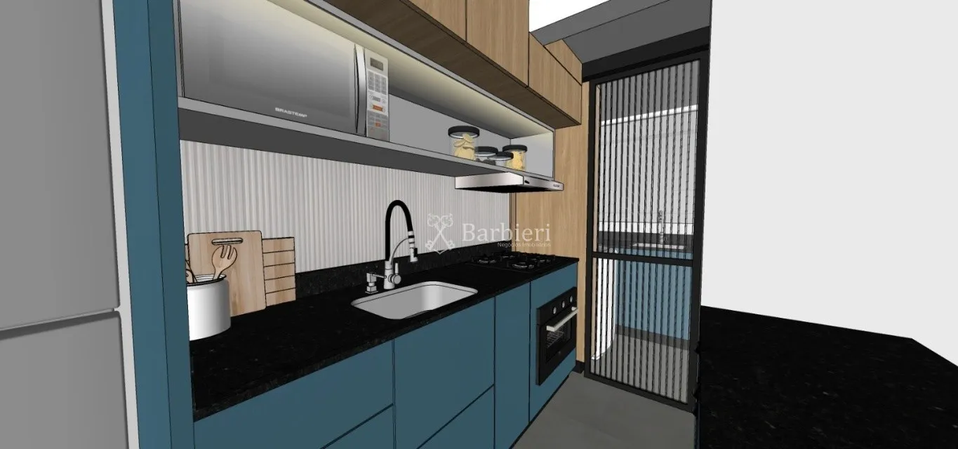 Apartamento Semi Mobiliado com 2 Dormitórios - Victor Konder, Blumenau/SC — foto 2