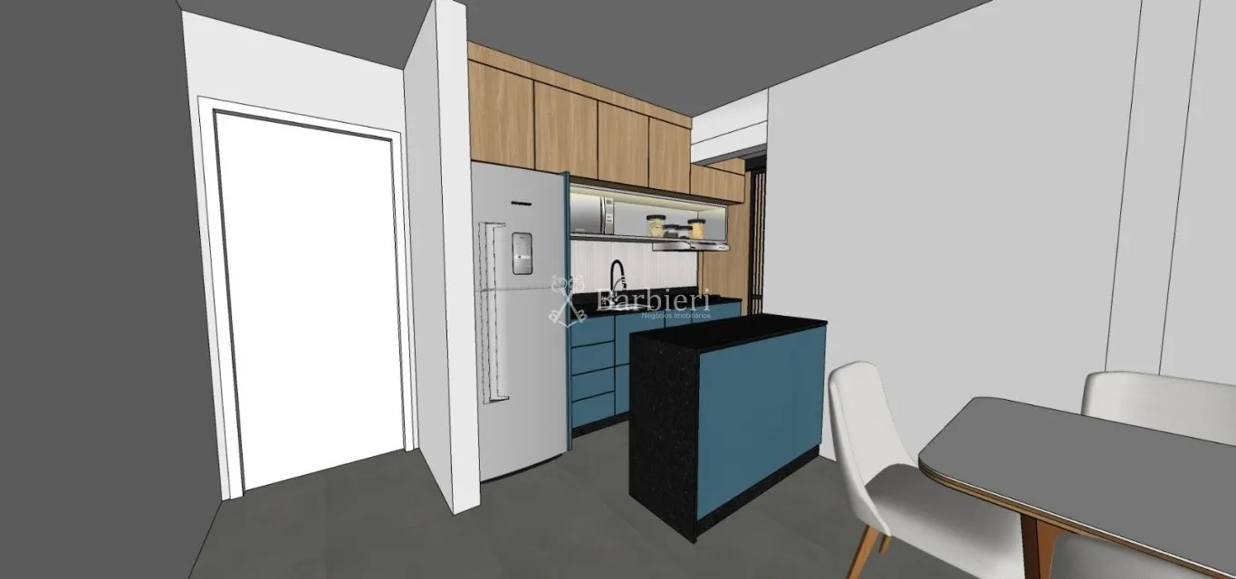 Apartamento Semi Mobiliado com 2 Dormitórios - Victor Konder, Blumenau/SC — foto 3