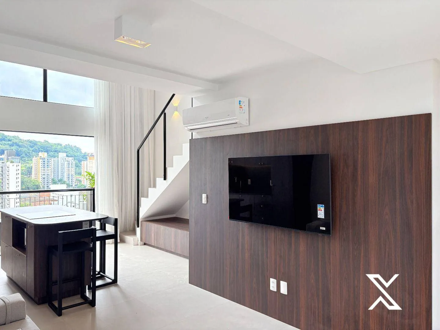 Apartamento Duplex Novo com 1 dormitório para alugar - Vila Nova - Blumenau/SC — foto 2