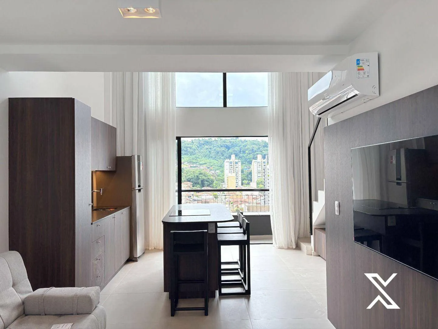 Apartamento Duplex Novo com 1 dormitório para alugar - Vila Nova - Blumenau/SC — foto 3
