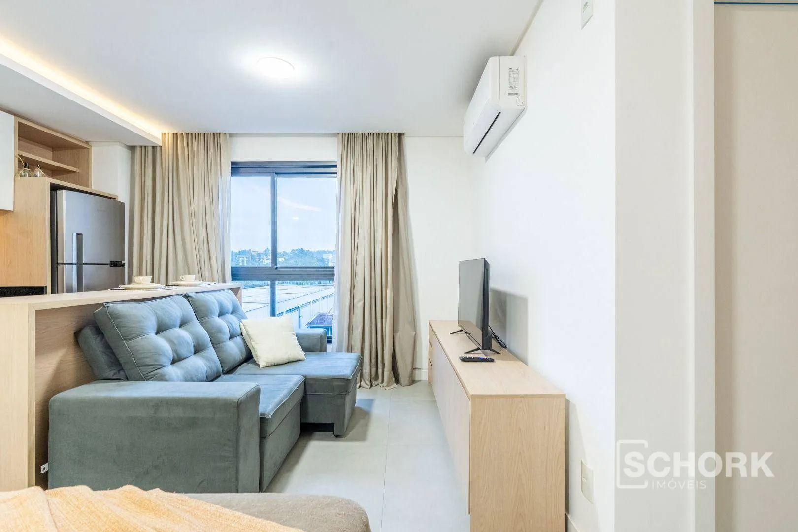 Apartamento para alugar com 1 quarto, 1 vaga, 32m² no Centro, Blumenau - foto 1