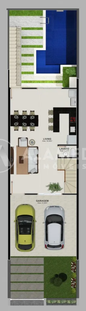 Sobrado Alto Padrão ideal para quem busca espaço, conforto e qualidade para sua família no bairro Água Verde. — foto 4