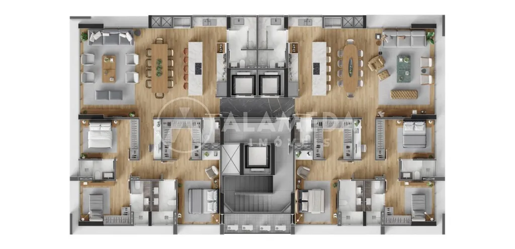 Venha conhecer o mais novo empreendimento de alto padrão da CETOR, DUO! Com duas torres e fachada estilizada, o empreendimento oferece o melhor em conforto, segurança e lazer para você e sua família. — foto 4