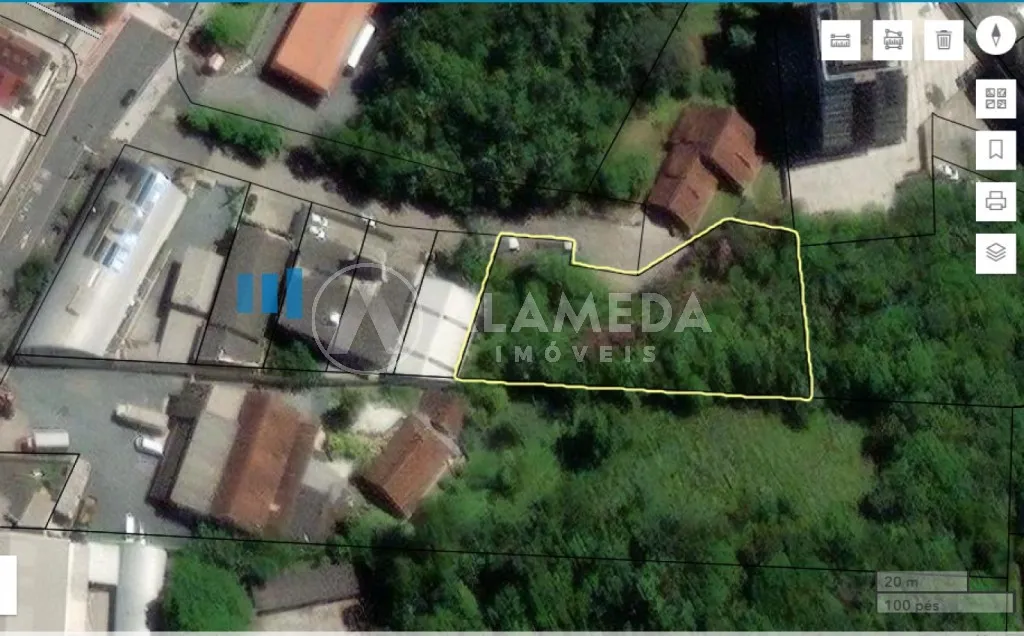 Terreno com 2.171.10 m sendo 35,50 metros de testada, livre de enchentes, no bairro Garcia em Blumenau! — foto 4