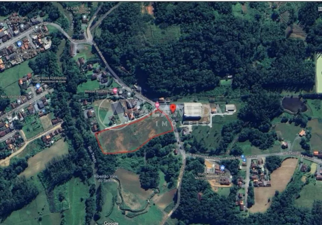 Terreno Ideal para galpões logísticos plano todo regularizado com área útil de 17.765m - Rua dos Atiradores - Pomerode/SC. - foto 1