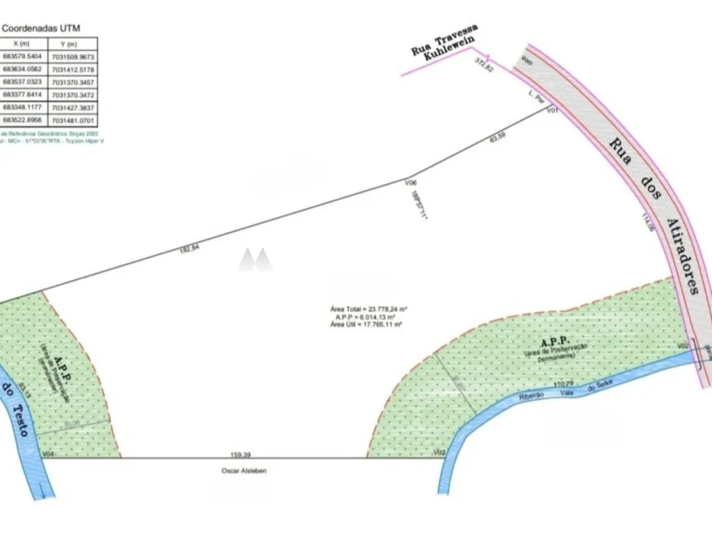 Terreno Ideal para galpões logísticos plano todo regularizado com área útil de 17.765m - Rua dos Atiradores - Pomerode/SC. — foto 4