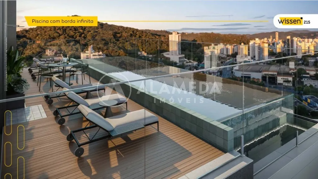 Loft com sacada no Wissen 215, ao lado da FURB. — foto 3