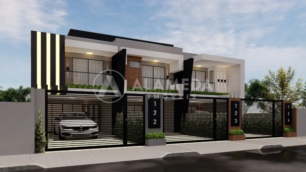 Casa alto padrão bairro da Velha em construção 3 dormitórios sendo uma suíte — foto 2