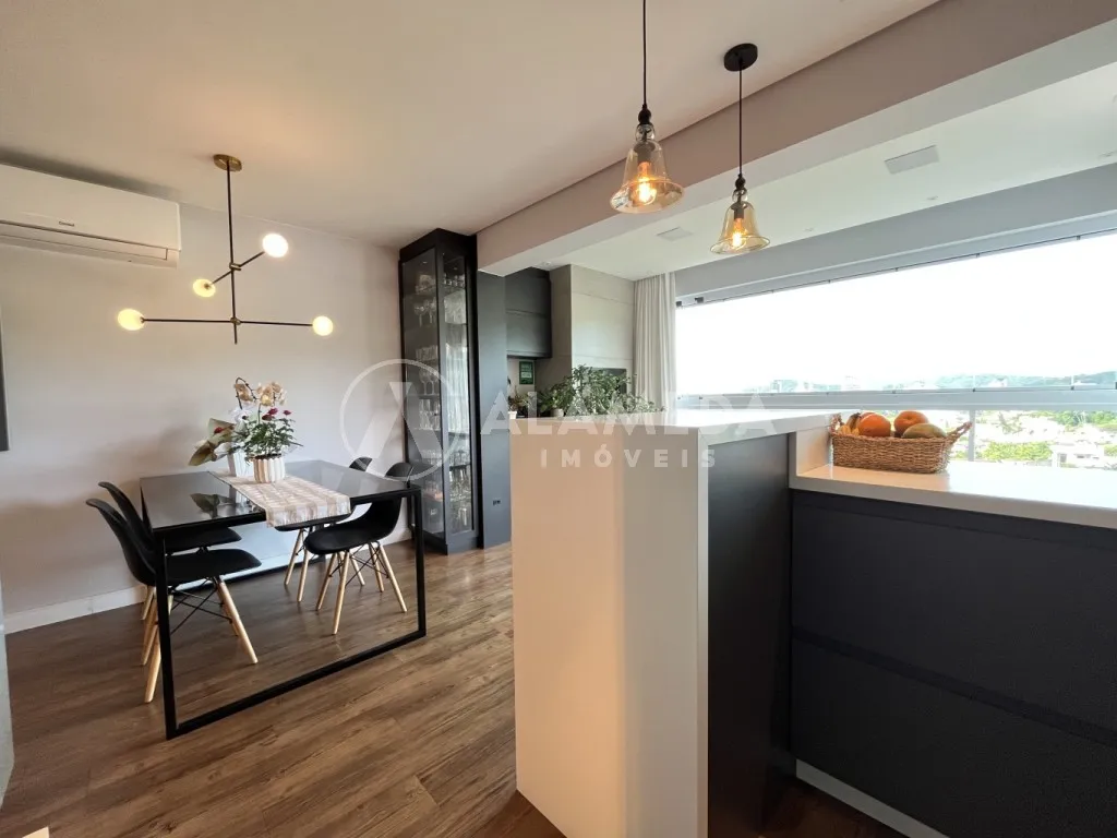 Belíssimo apartamento de 2 dormitórios 1 suíte, porteira fechada com mobília no Bairro Velha em Blumenau! — foto 3