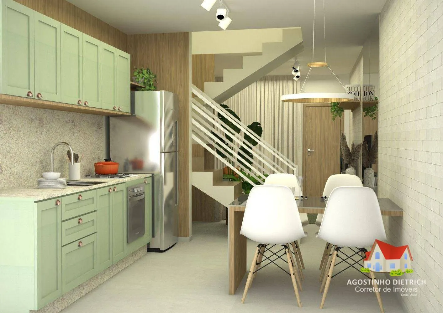 Sobrados Geminados C/81,00 m2 C/02 Quartos + 02 Vagas + Espaco aos Fundos No Bairro Aventureiro ! — foto 6