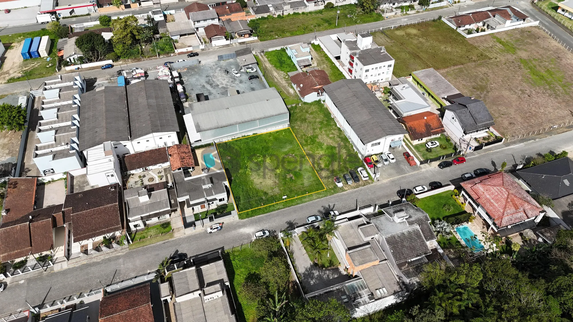 Terreno plano, bairro Poço Grande, em Gaspar REF: TE0318 - foto 1