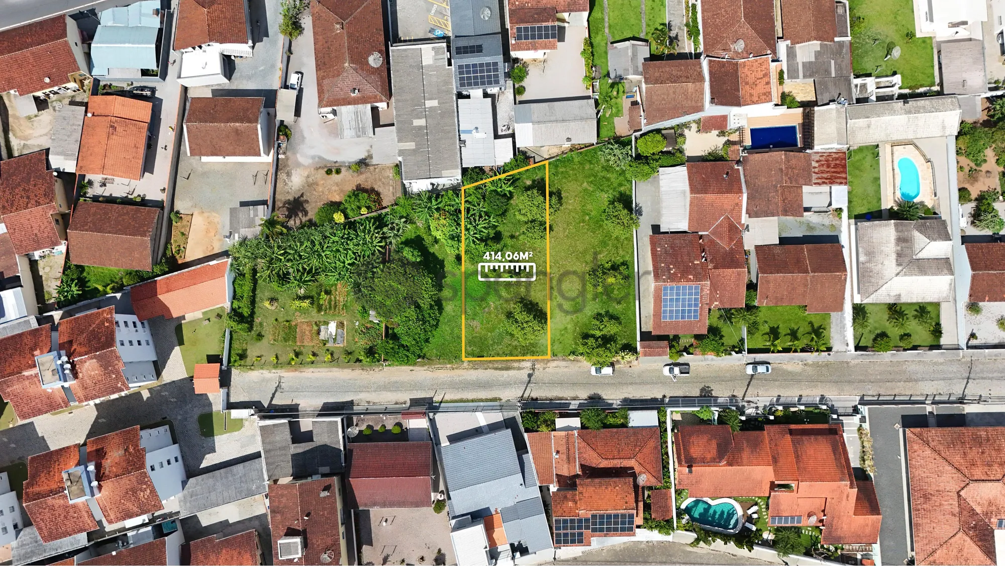 Lote com 414m, bairro Sete de Setembro, em Gaspar REF: TE0199 - foto 1