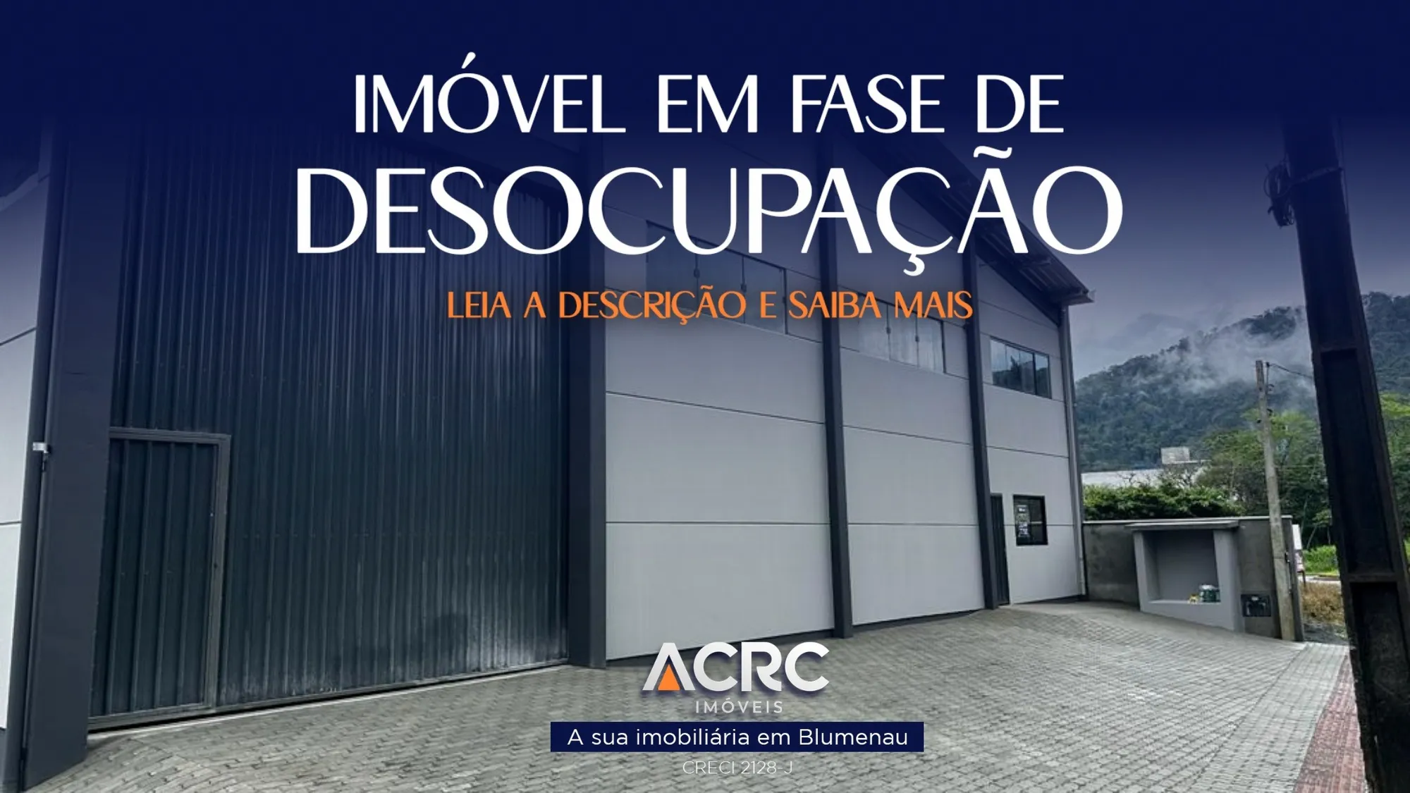 ACRC Imóveis - GL00442 - Galpão para locação no bairro Itoupava Central em Blumenau — foto 2