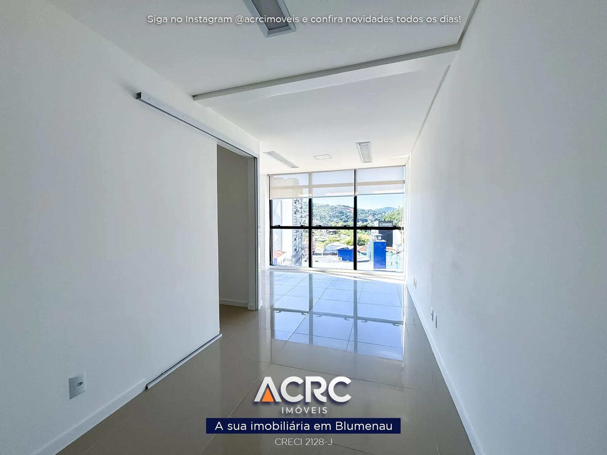 ACRC Imóveis - SA01406 - Sala Comercial para Locação no Bairro Jardim Blumenau — foto 2