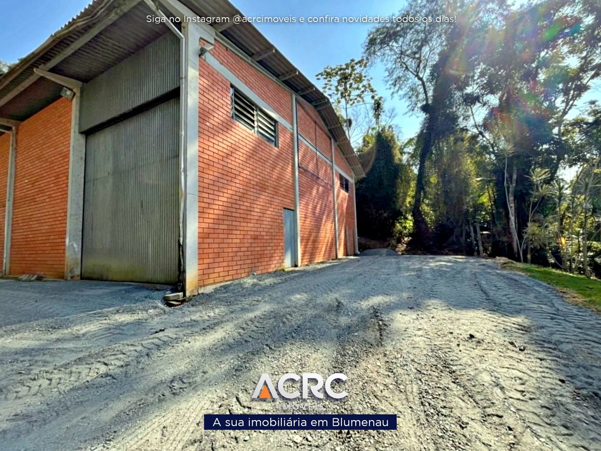ACRC Imóveis - GL00441 - Galpão para Locação no Bairro Badenfurt em Blumenau — foto 3
