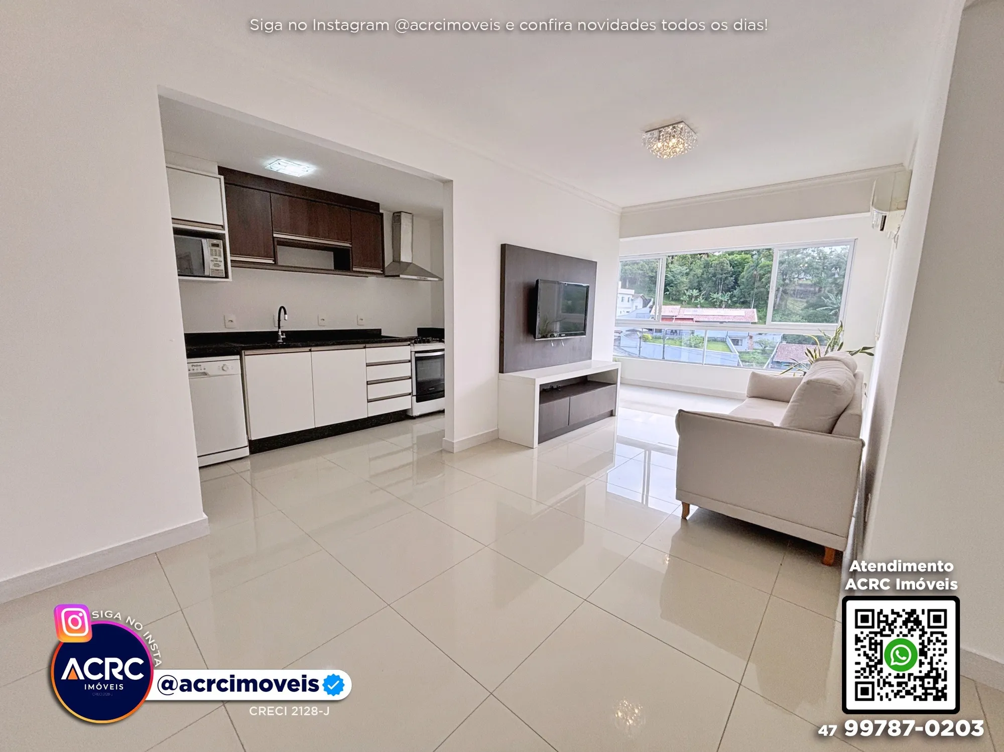 ACRC Imóveis - AP09804 - Apartamento para Locação no Bairro Tribess em Blumenau - foto 1