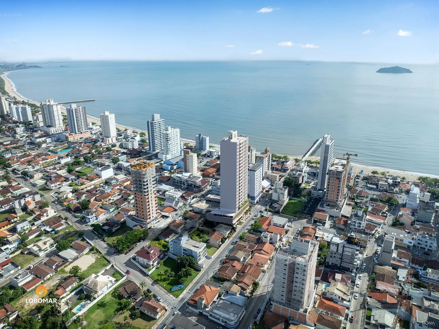 Lançamento frente mar com 3 dorm. à 200m do mar - em até 78x - no Centro de Baln - foto 1