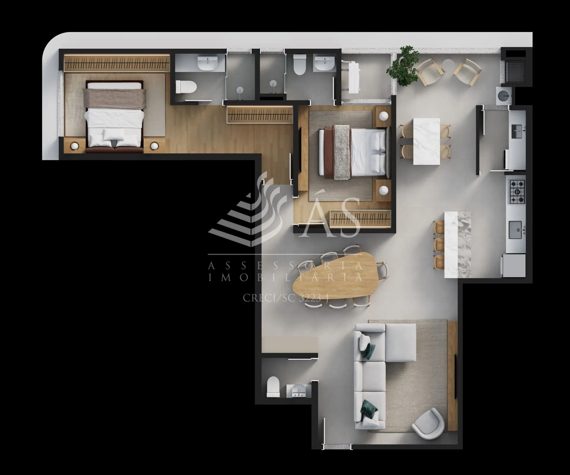 Apartamento Alto Padrão em Itacolomi, Balneário Piçarras/SC — foto 4