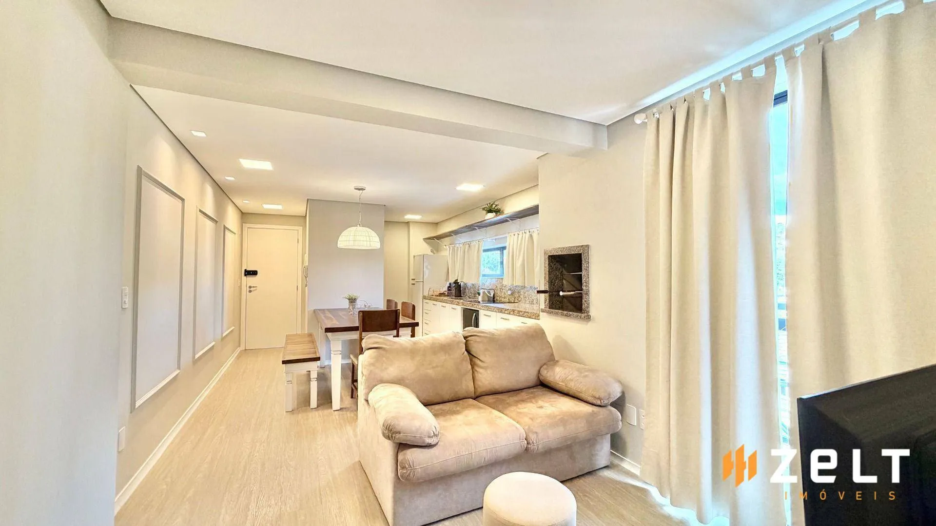 Apartamento com 2 dormitórios para alugar, 57 m por R$ 3.713,41/mês - Velha - Blumenau/SC - foto 1
