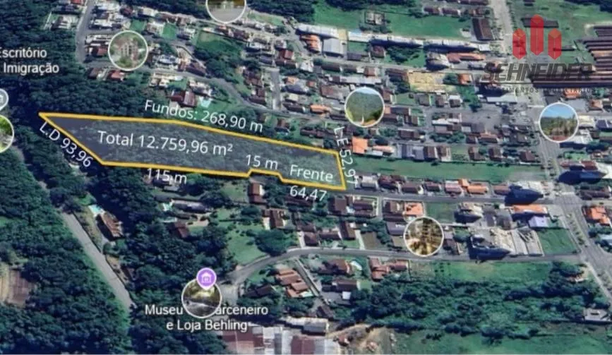 Terreno à venda no bairro Centro em Pomerode/SC - foto 1